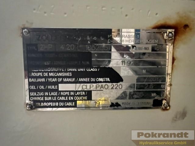 Zollern 2 Stck. Seilwinden ZHP 4.20 kpl. geprüft - Винч: снимка 4 Zollern 2 Stck. Seilwinden ZHP 4.20 kpl. geprüft - Винч: снимка 4