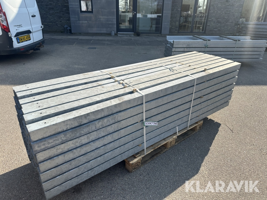 Строително оборудване Galvaniserede stolper 57 styk. 2,5m. lange: снимка 1