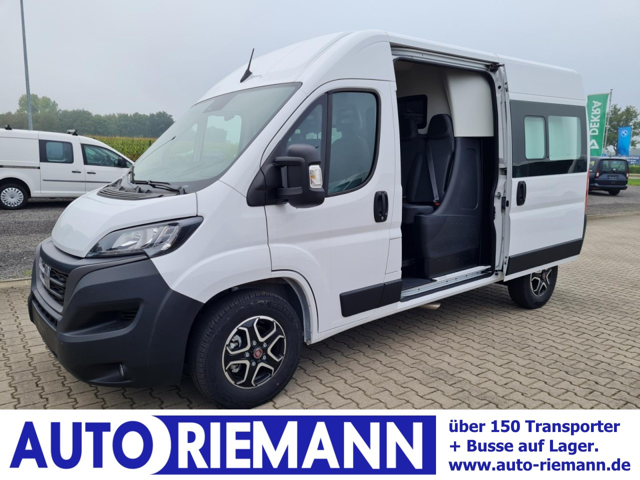 Fiat Ducato 35 Kasten Doka 7-Sitze 2x Schiebetür Maxi L2H2 - Товарен бус, Бус с двойна кабина: снимка 1 Fiat Ducato 35 Kasten Doka 7-Sitze 2x Schiebetür Maxi L2H2 - Товарен бус, Бус с двойна кабина: снимка 1