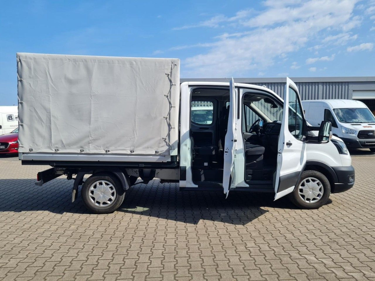 Ford Transit 350 Doka TDci Trend L2 Plane KLIMA TEMPO - Бордови бус, Бус с двойна кабина: снимка 4 Ford Transit 350 Doka TDci Trend L2 Plane KLIMA TEMPO - Бордови бус, Бус с двойна кабина: снимка 4