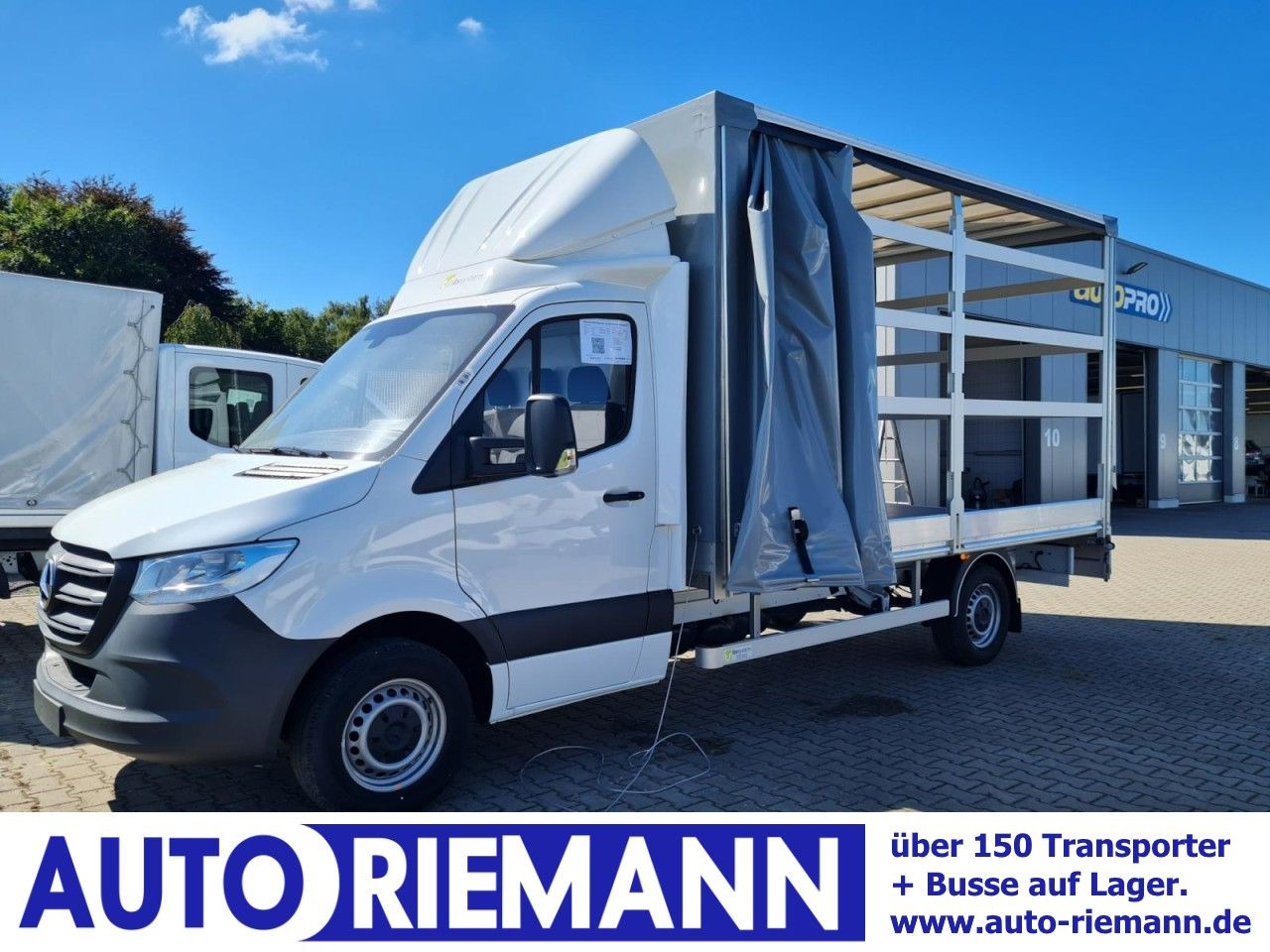 Mercedes-Benz Sprinter 315 Cdi Pritsche Schiebe Plane RWD - Брезентов бус: снимка 1 Mercedes-Benz Sprinter 315 Cdi Pritsche Schiebe Plane RWD - Брезентов бус: снимка 1