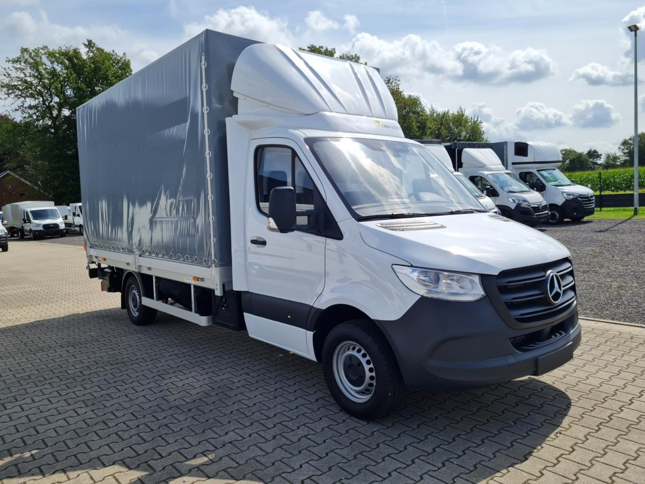 Mercedes-Benz Sprinter 315 RWD Pritsche Schiebe Plane LBW KLIMA TEMPOMAT - Брезентов бус: снимка 4 Mercedes-Benz Sprinter 315 RWD Pritsche Schiebe Plane LBW KLIMA TEMPOMAT - Брезентов бус: снимка 4