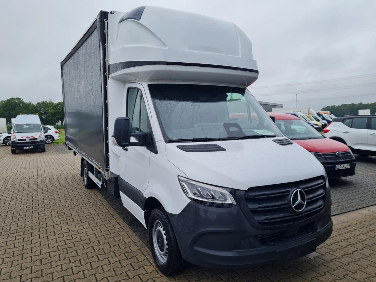 Mercedes-Benz Sprinter 317 AG Pritsche Schiebe Plane Schlafkab - Брезентов бус: снимка 2 Mercedes-Benz Sprinter 317 AG Pritsche Schiebe Plane Schlafkab - Брезентов бус: снимка 2