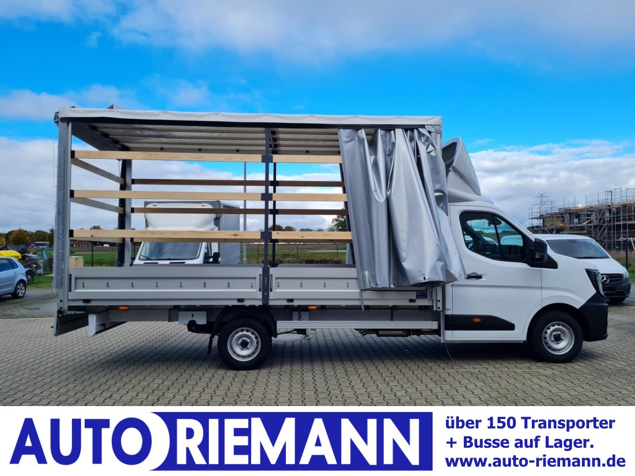 Renault Master Pritsche 2x Schiebe Plane 10 Pal. LUFTFEDERUNG - Брезентов бус: снимка 1 Renault Master Pritsche 2x Schiebe Plane 10 Pal. LUFTFEDERUNG - Брезентов бус: снимка 1