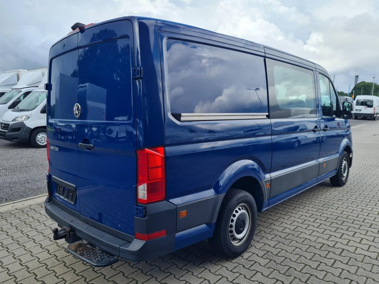 Товарен бус, Бус с двойна кабина Volkswagen Crafter 35 Kasten Plus Doka mixto NAVI AHK 6 Sit: снимка 7