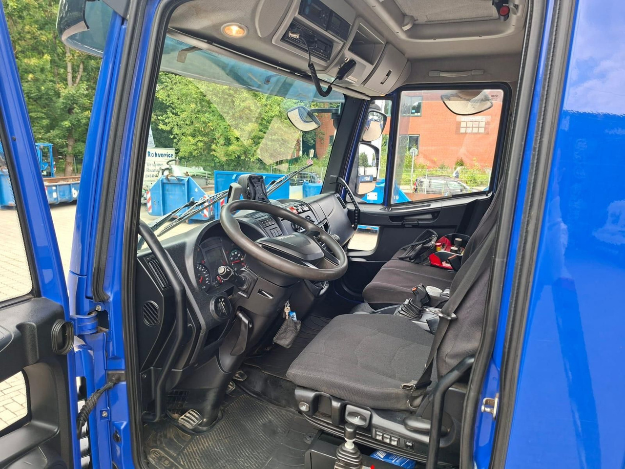 Самосвал камион, Камион с кран Iveco ML180E32K Meiler 3-Seitenkipper Kran 2x AHK: снимка 9