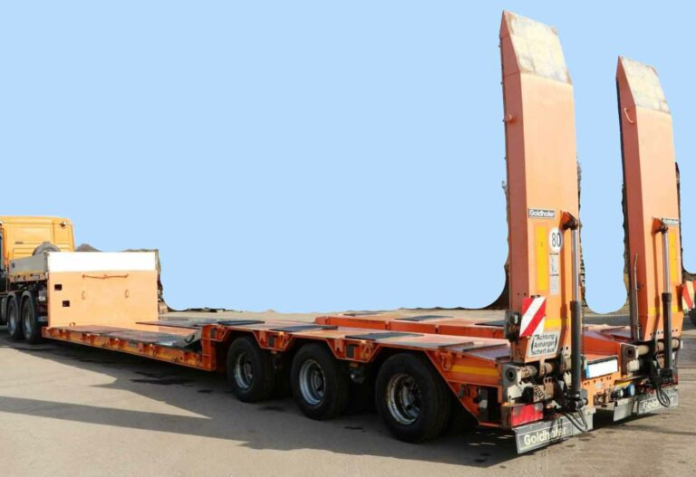 Goldhofer STZ-TL3-34/80 – low-bed trailer / Tiefbett-Tieflader - Нискорамна площадка ремарке: снимка 1 Goldhofer STZ-TL3-34/80 – low-bed trailer / Tiefbett-Tieflader - Нискорамна площадка ремарке: снимка 1