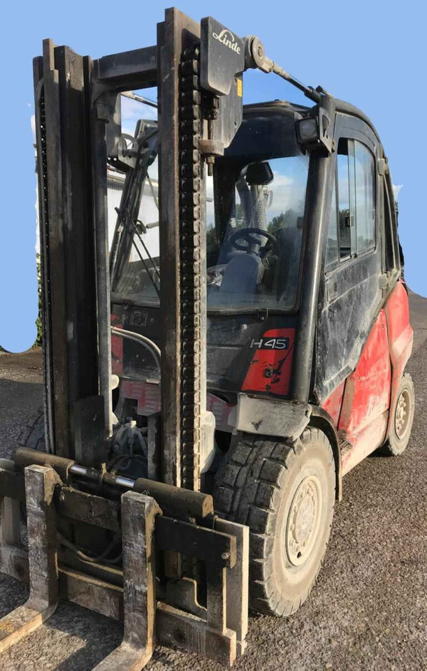Linde H45 D – Forklift / Gabelstapler - Дизелов мотокар: снимка 1 Linde H45 D – Forklift / Gabelstapler - Дизелов мотокар: снимка 1