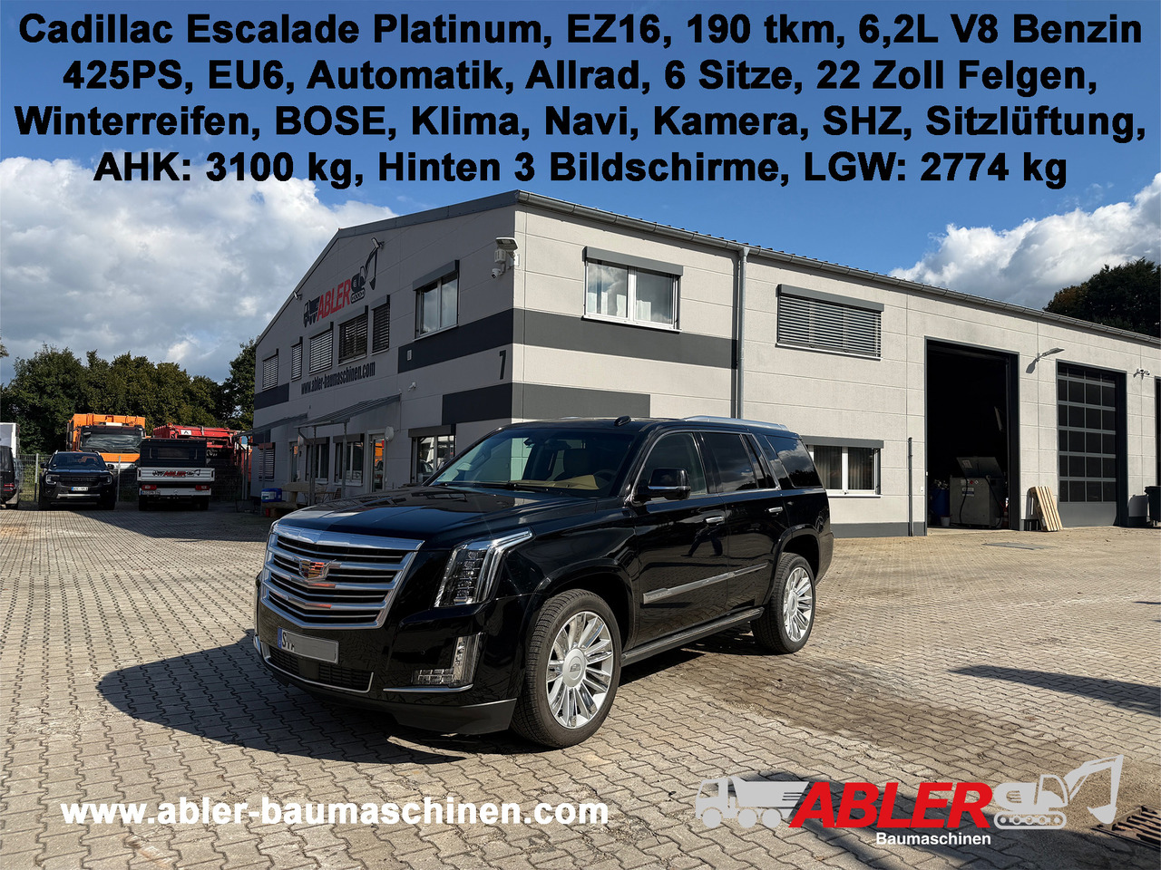 Cadillac Escalade Platinum VOLL - Лек автомобил: снимка 1 Cadillac Escalade Platinum VOLL - Лек автомобил: снимка 1
