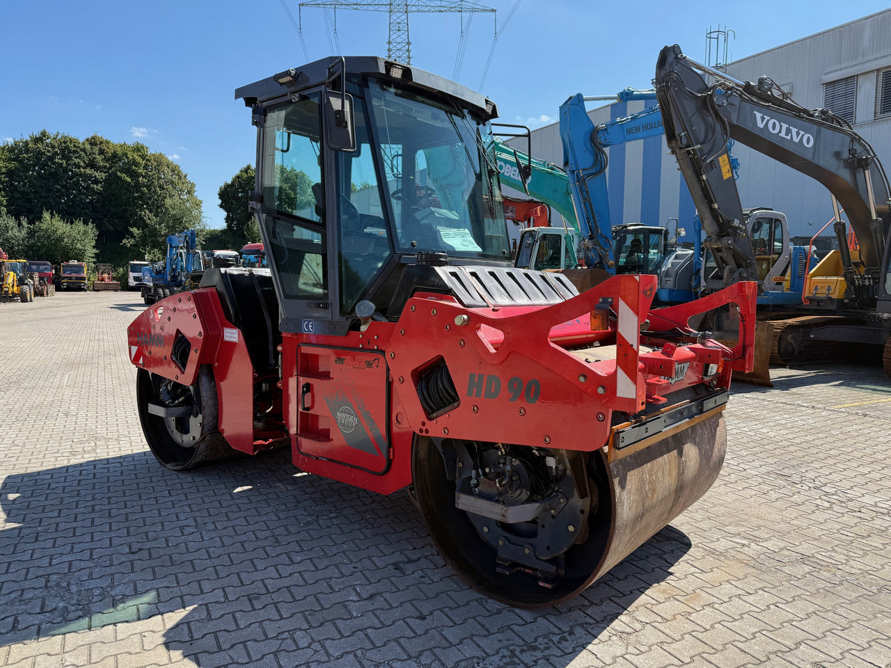 Hamm HD090V Tandemwalze knickgelenkt - Пътен валяк: снимка 3 Hamm HD090V Tandemwalze knickgelenkt - Пътен валяк: снимка 3