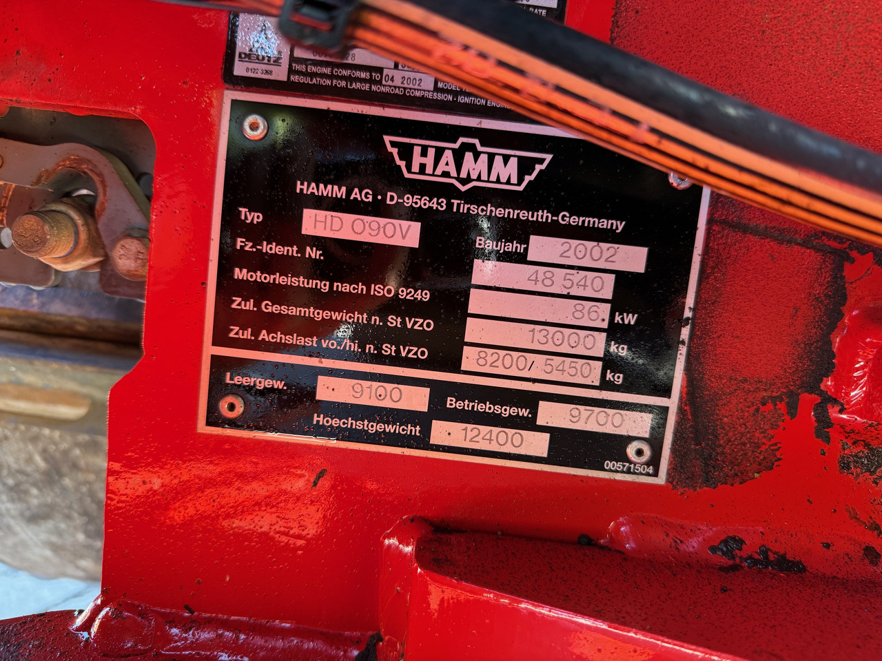 Пътен валяк Hamm HD090V Tandemwalze knickgelenkt: снимка 20