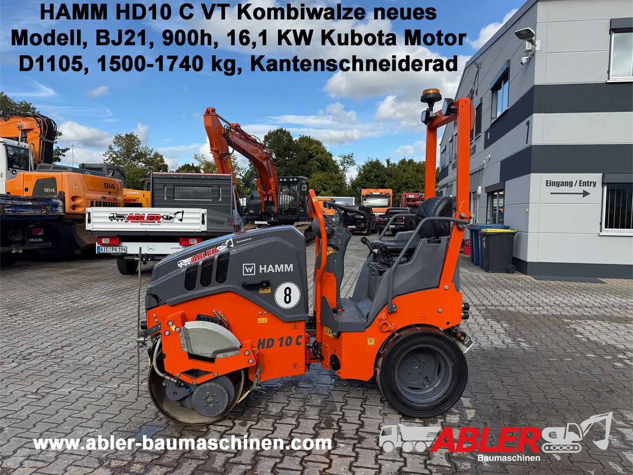 Hamm HD10 C VT Kombiwalze neues Modell 900h! - Комбиниран валяк: снимка 1 Hamm HD10 C VT Kombiwalze neues Modell 900h! - Комбиниран валяк: снимка 1