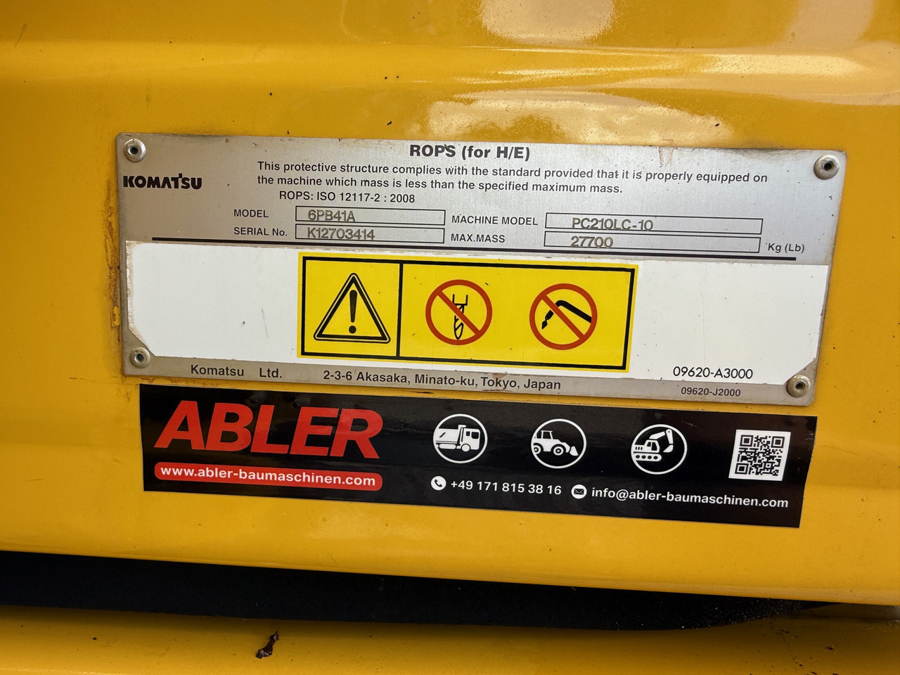 Багер Komatsu PC210 LC-10 Kettenbagger MS21 Kamera: снимка 14