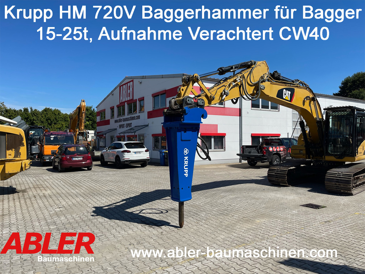 Krupp HM720V Baggerhammer 15-25t - Хидравличен чук за Строителна техника: снимка 1 Krupp HM720V Baggerhammer 15-25t - Хидравличен чук за Строителна техника: снимка 1