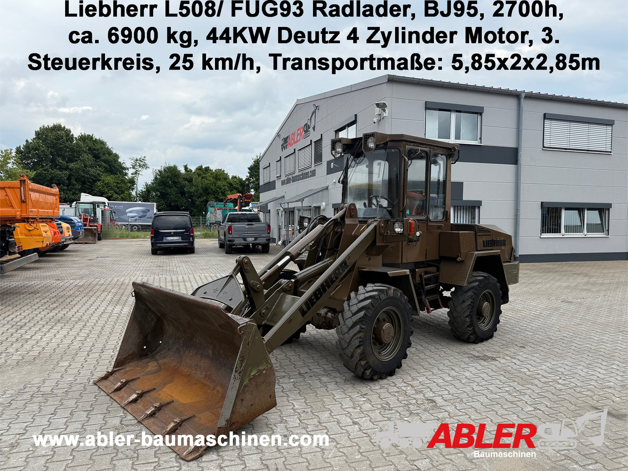 Liebherr L508 / FUG93 Radlader - Колесен товарач: снимка 1 Liebherr L508 / FUG93 Radlader - Колесен товарач: снимка 1