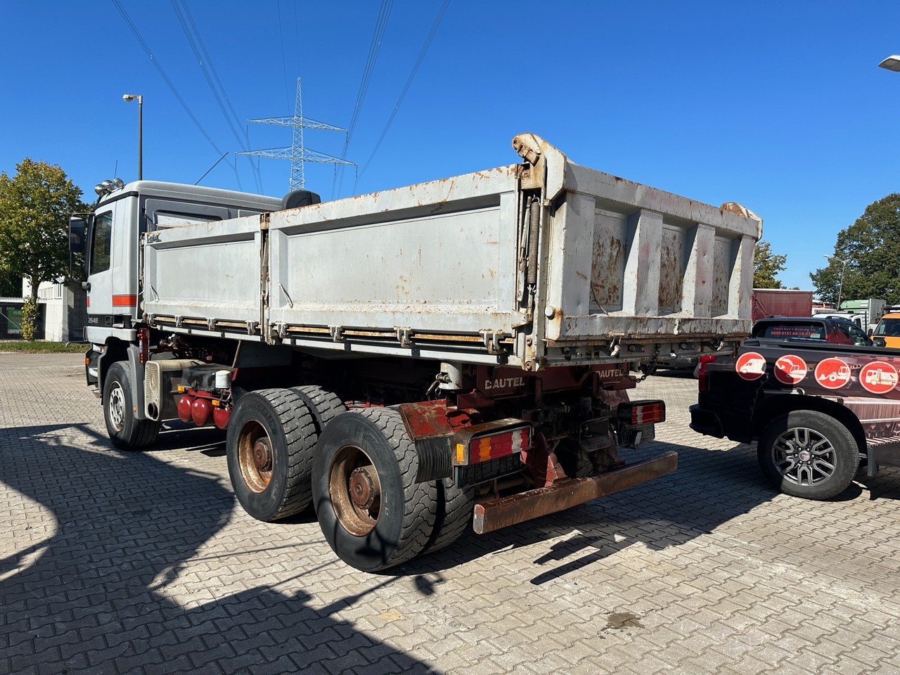 Самосвал камион Mercedes-Benz 2648 3-Seiten-Kipper Wechselsystem V8: снимка 5