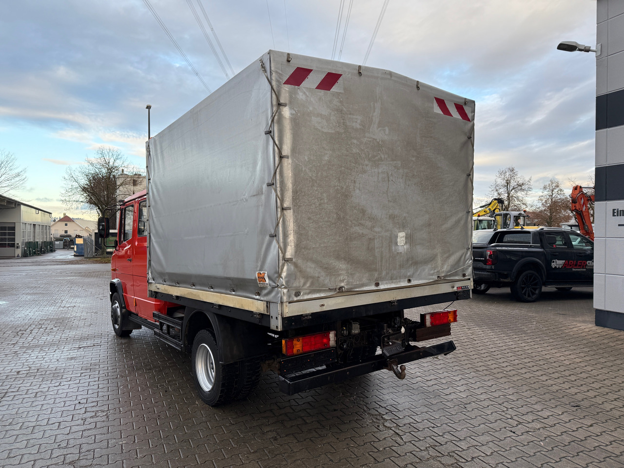 Mercedes-Benz 816 Vario Doka Pritsche Plane 2x AHK - Камион с брезент: снимка 5 Mercedes-Benz 816 Vario Doka Pritsche Plane 2x AHK - Камион с брезент: снимка 5