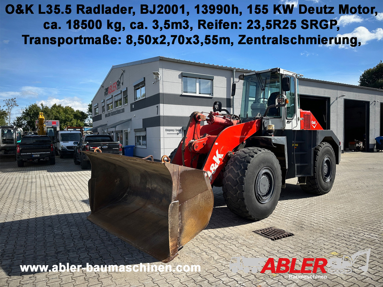 O&K L35.5 Radlader 3,5m3 - Колесен товарач: снимка 1 O&K L35.5 Radlader 3,5m3 - Колесен товарач: снимка 1