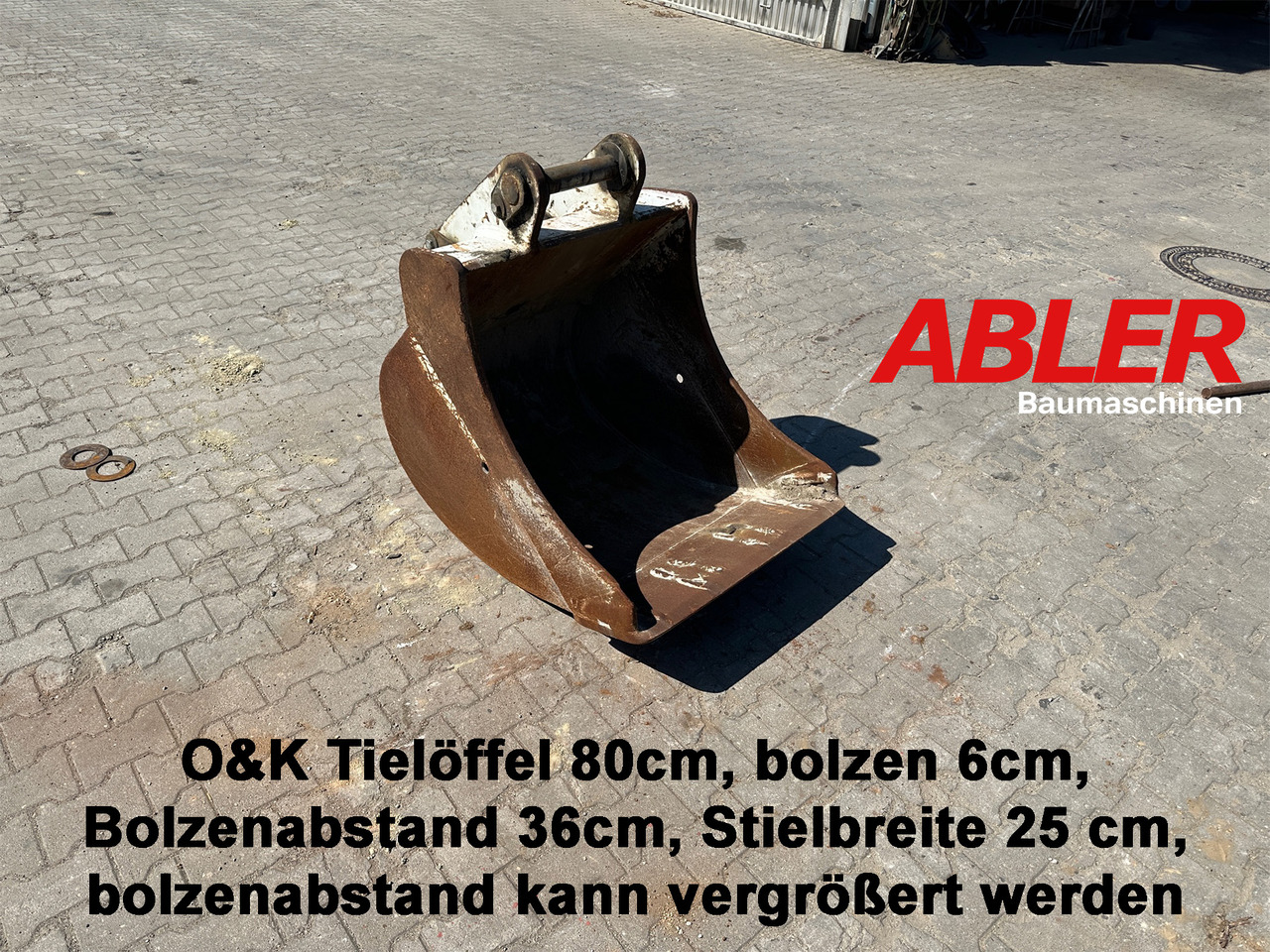 Tieflöffel 80cm O & K - Кофа за багер за Строителна техника: снимка 1 Tieflöffel 80cm O & K - Кофа за багер за Строителна техника: снимка 1