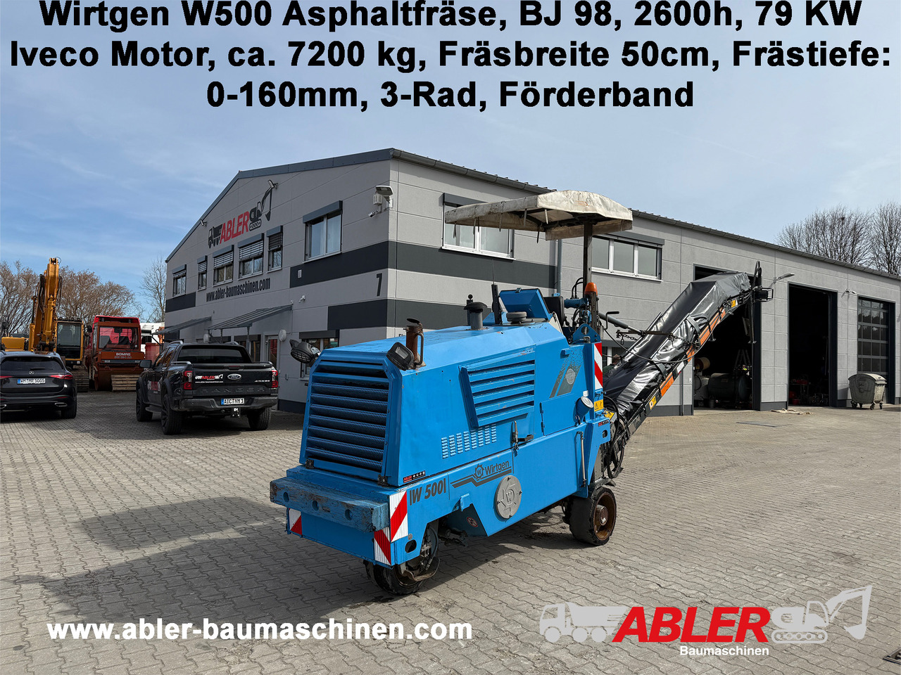Wirtgen W500 Asphaltfräse - Пътна фреза: снимка 1 Wirtgen W500 Asphaltfräse - Пътна фреза: снимка 1
