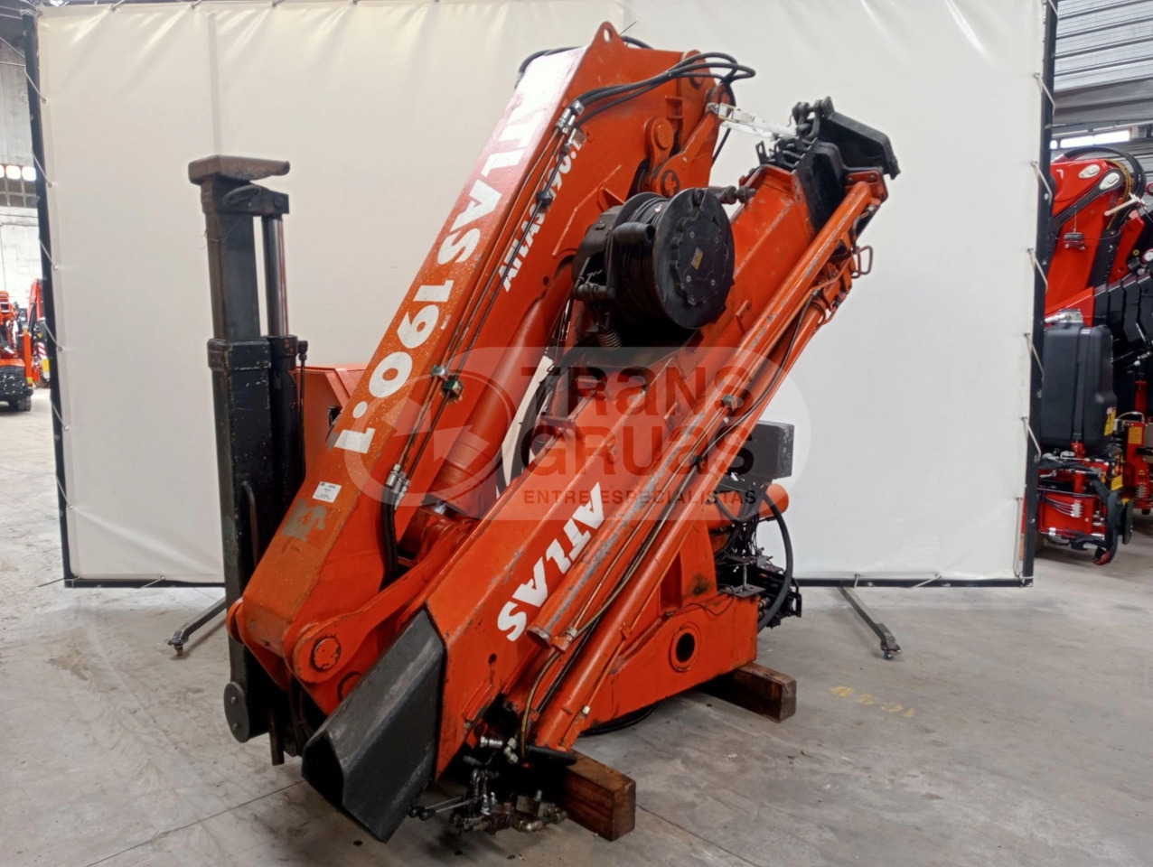 Grúa Atlas AK 190.1 A5 - Кран за камион за Камион: снимка 2 Grúa Atlas AK 190.1 A5 - Кран за камион за Камион: снимка 2