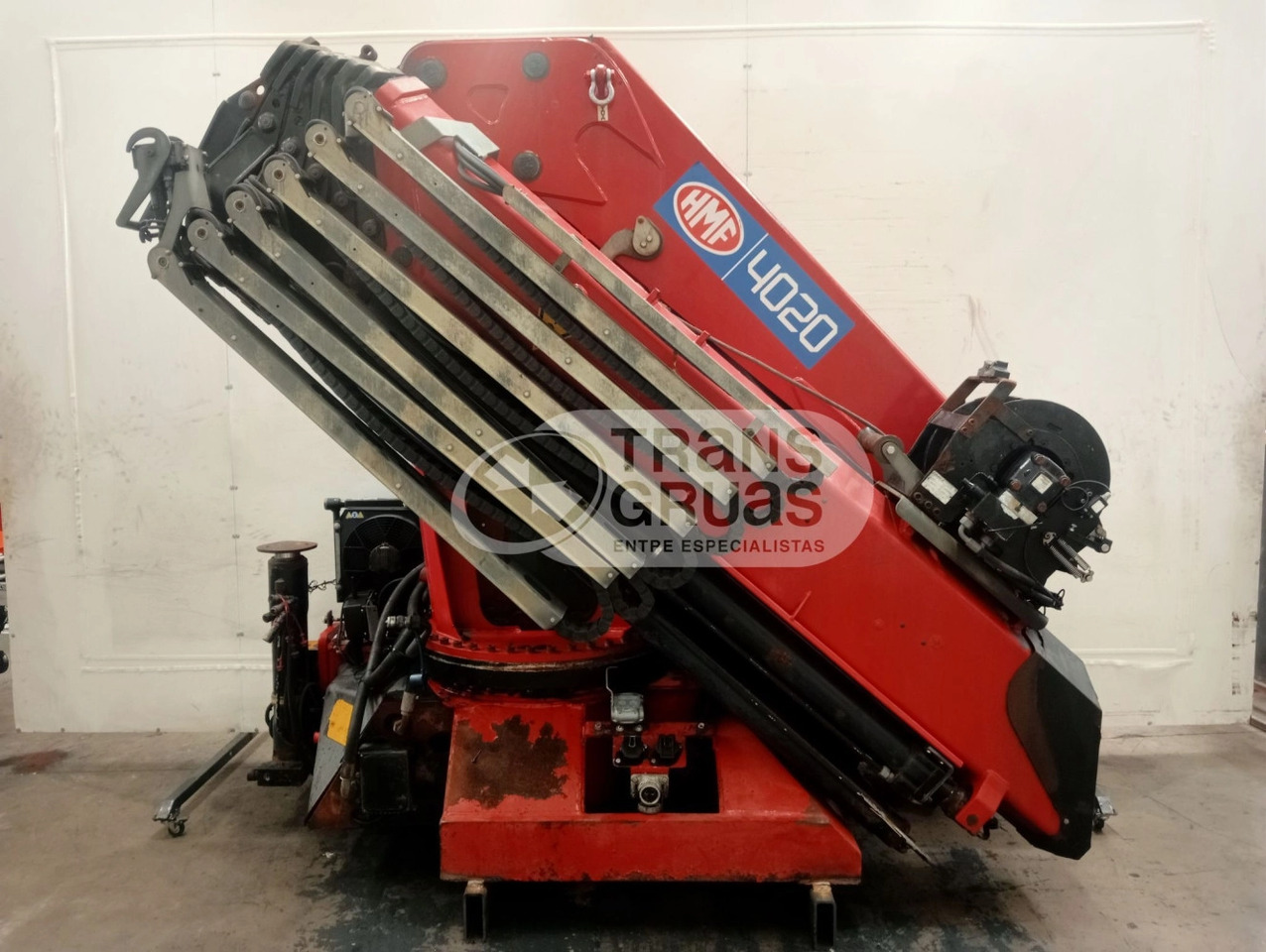 Grúa HMF 4020-K6 - Кран за камион за Камион: снимка 1 Grúa HMF 4020-K6 - Кран за камион за Камион: снимка 1