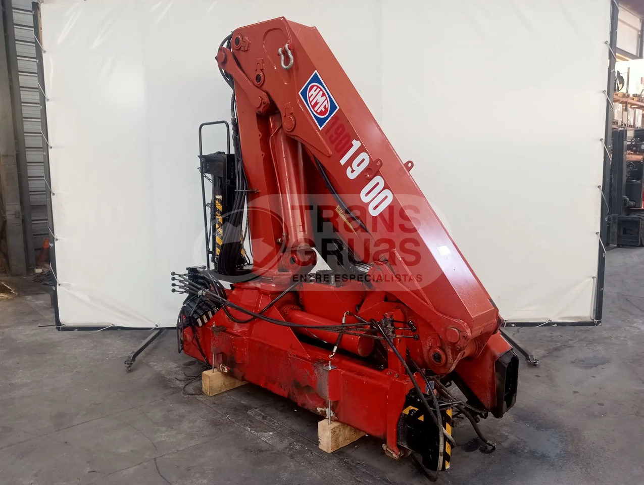 Grúa hidráulica HMF 1903 K5 - Кран за камион: снимка 1 Grúa hidráulica HMF 1903 K5 - Кран за камион: снимка 1