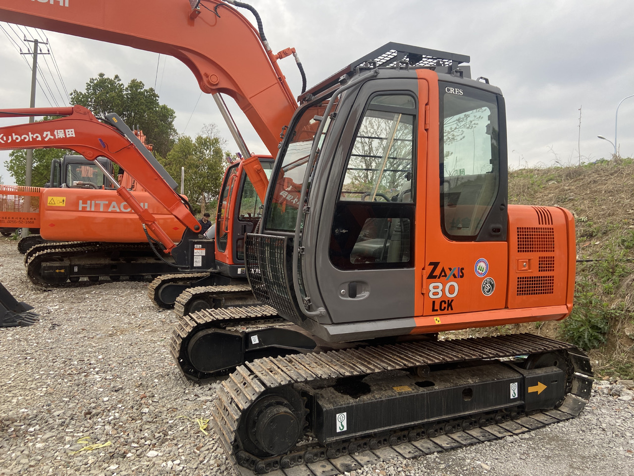 HITACHI ZX80 - Мини багер: снимка 1 HITACHI ZX80 - Мини багер: снимка 1