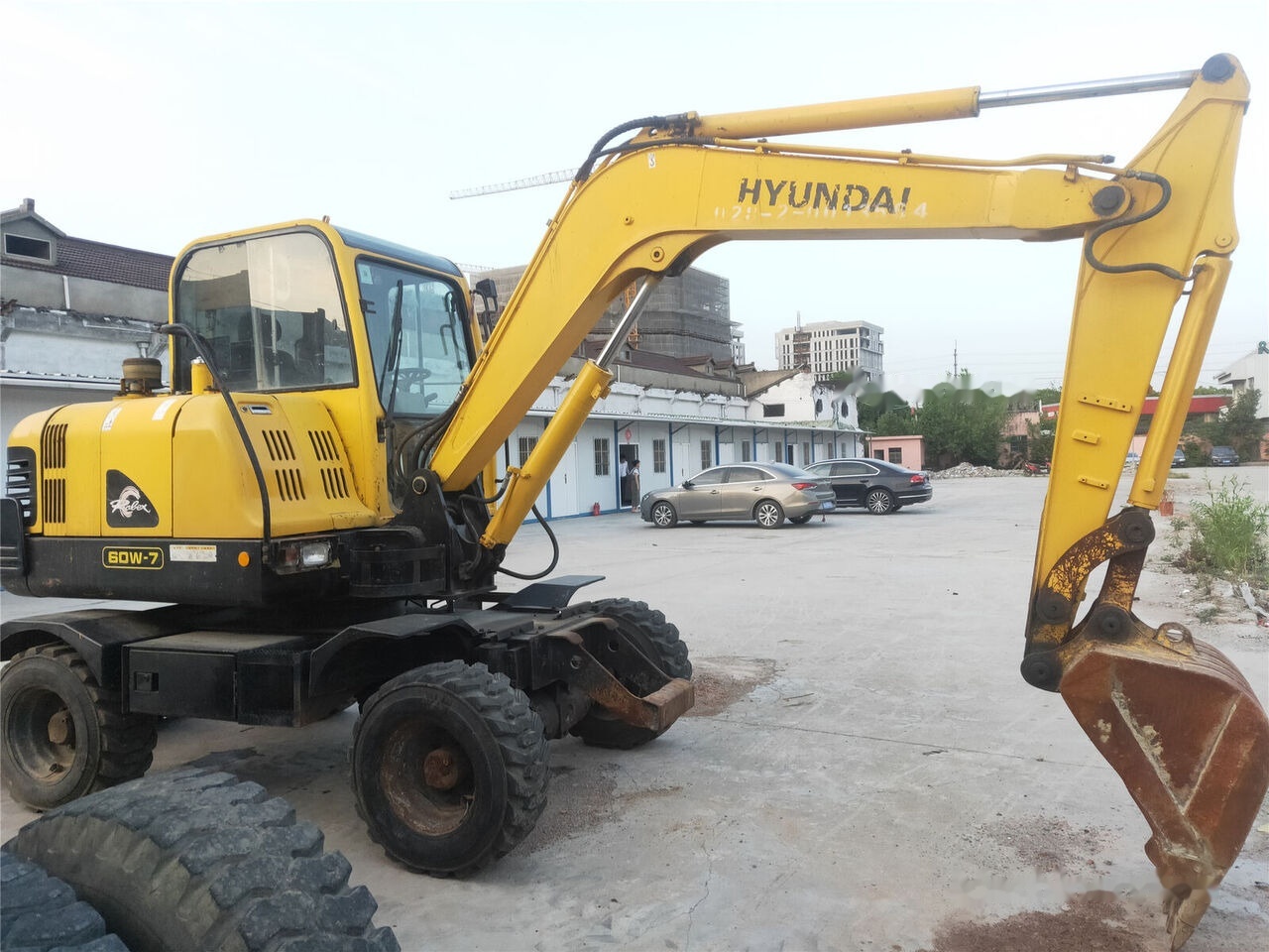 Hyundai R60W-7 - Колесен багер: снимка 4 Hyundai R60W-7 - Колесен багер: снимка 4