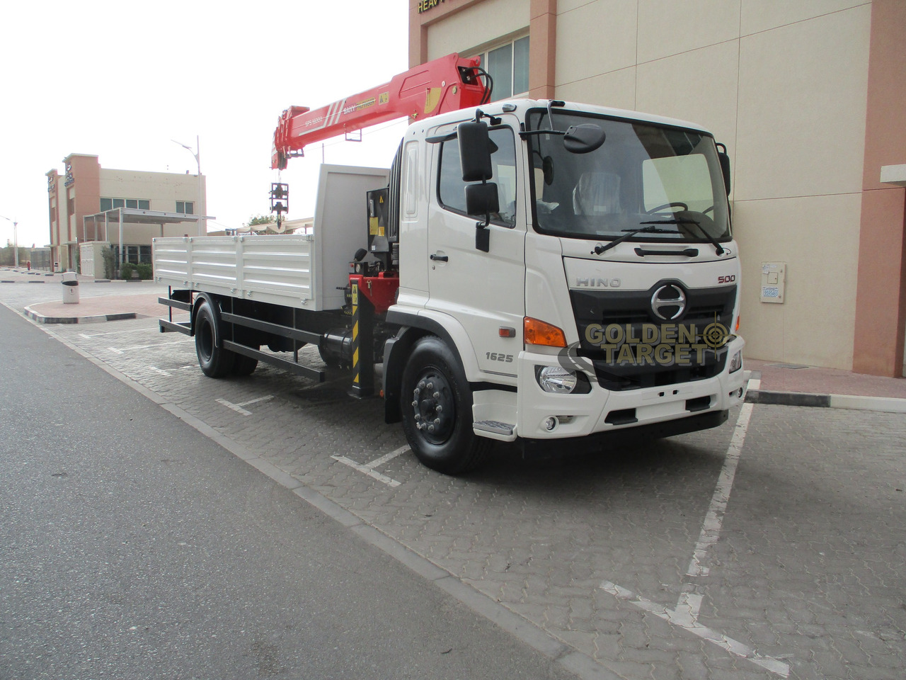 HINO 500 1625 4x2 with SANY PALFINGER SPS16000 Crane - Камион с кран: снимка 1 HINO 500 1625 4x2 with SANY PALFINGER SPS16000 Crane - Камион с кран: снимка 1