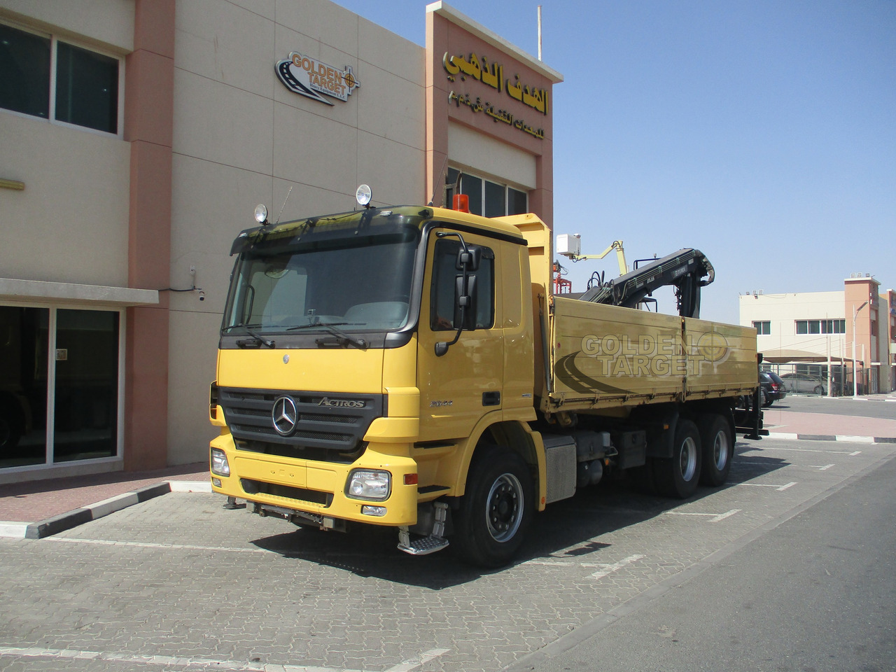 MERCEDES-BENZ ACTROS 2644 6×4 with ATLAS 165.2 Block Crane - Камион с кран: снимка 2 MERCEDES-BENZ ACTROS 2644 6×4 with ATLAS 165.2 Block Crane - Камион с кран: снимка 2