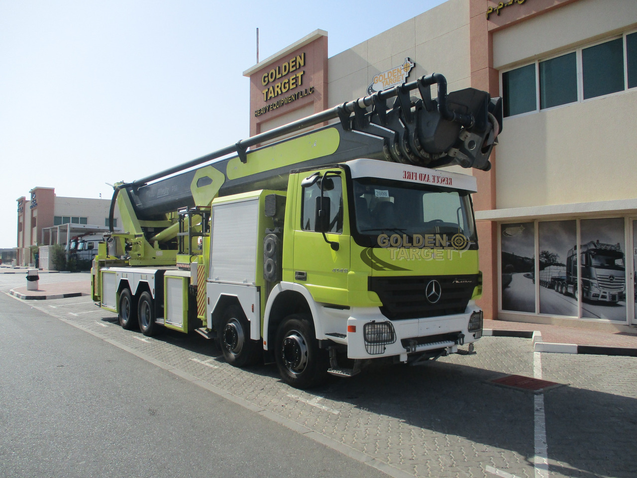 Mercedes ACTROS 4140 8x4 METZ P56 Fire Truck - Пожарна кола: снимка 1 Mercedes ACTROS 4140 8x4 METZ P56 Fire Truck - Пожарна кола: снимка 1