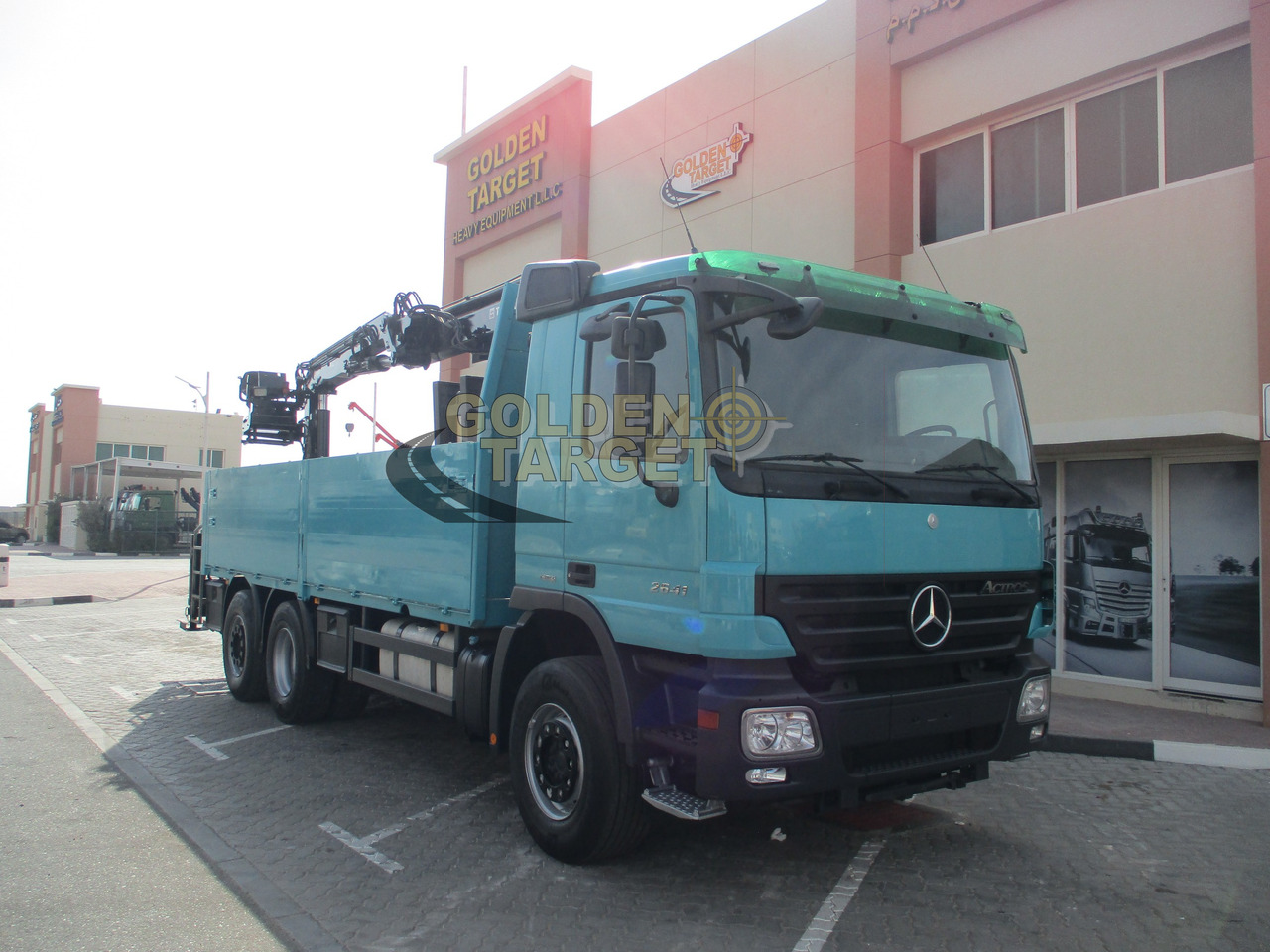 Mercedes-Benz Actros 2641 - Бордови камион, Камион с кран: снимка 1 Mercedes-Benz Actros 2641 - Бордови камион, Камион с кран: снимка 1