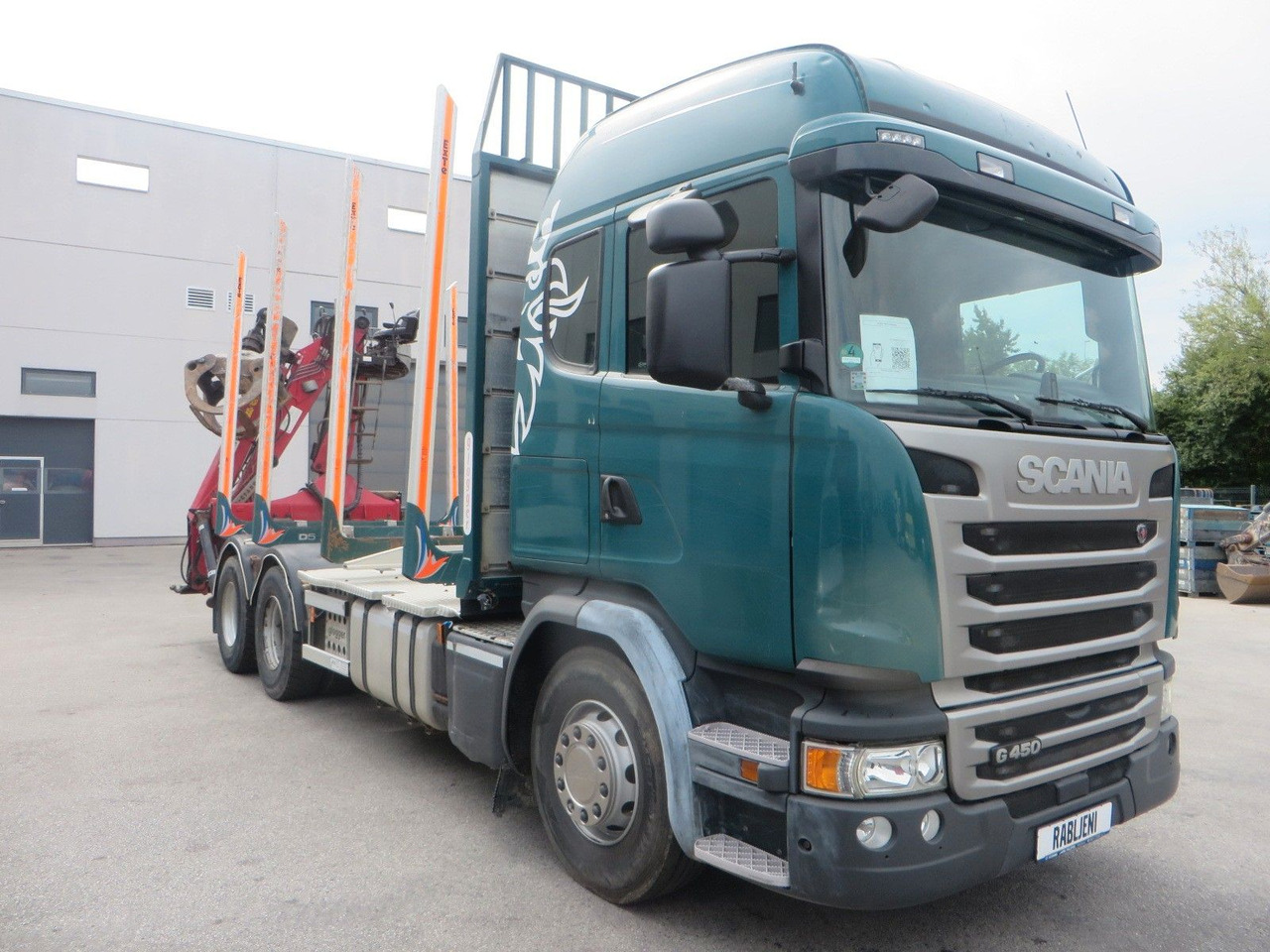 Scania G450 6x4Timber - Камион за дърва, Камион с кран: снимка 2 Scania G450 6x4Timber - Камион за дърва, Камион с кран: снимка 2