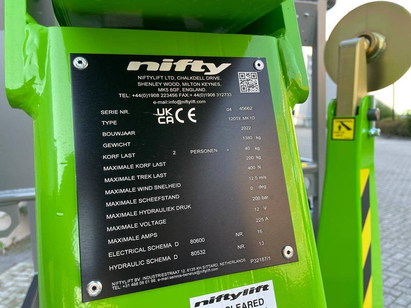 Niftylift 120T - Ремарке: снимка 5 Niftylift 120T - Ремарке: снимка 5