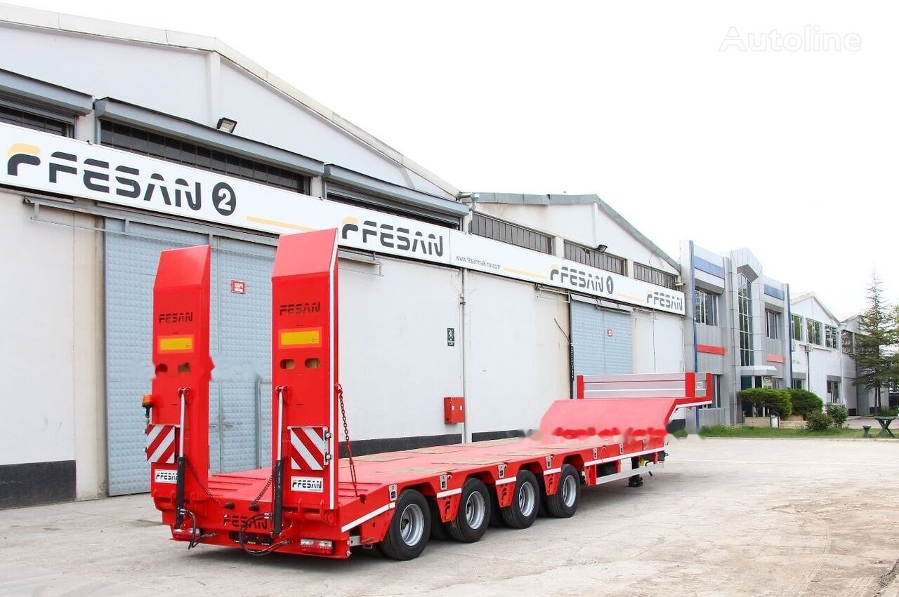Fesan 4 AXLES LOWBED - Нискорамна площадка полуремарке: снимка 1 Fesan 4 AXLES LOWBED - Нискорамна площадка полуремарке: снимка 1