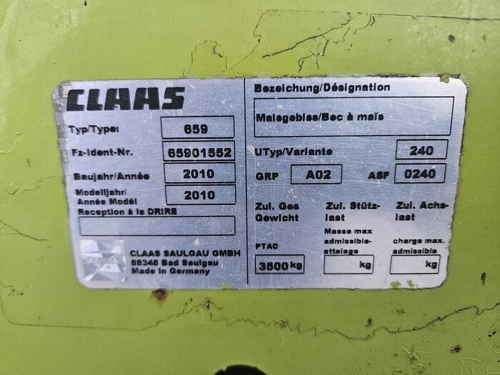 Claas Orbis 750 - Хедер за царевица: снимка 5 Claas Orbis 750 - Хедер за царевица: снимка 5