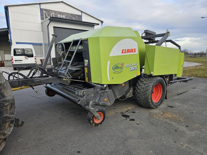 Claas Rollant 355 RC Uniwrap - Рулонна сламопреса, Машина за фолиране: снимка 1 Claas Rollant 355 RC Uniwrap - Рулонна сламопреса, Машина за фолиране: снимка 1