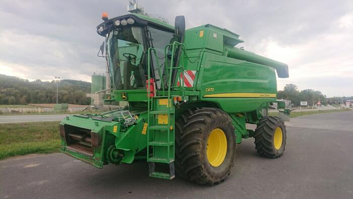 John Deere C 670 - Зърнокомбайн: снимка 5 John Deere C 670 - Зърнокомбайн: снимка 5