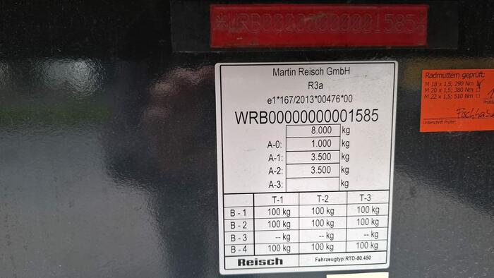 Reisch RTD-80 - Селскостопанско ремарке самосвал: снимка 5 Reisch RTD-80 - Селскостопанско ремарке самосвал: снимка 5