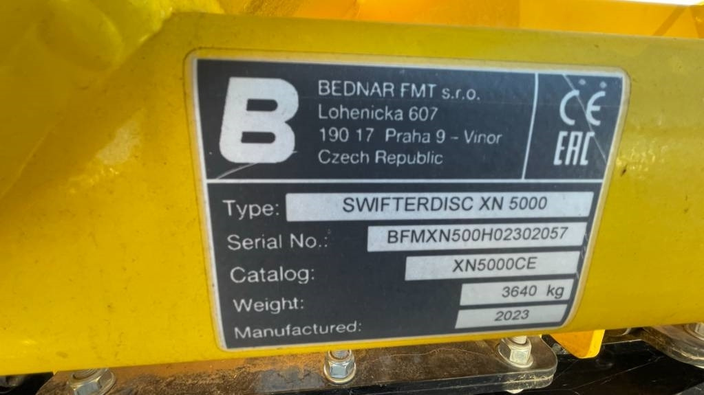 Bednar SwifterDisc XN 5000 - Дискова брана: снимка 2 Bednar SwifterDisc XN 5000 - Дискова брана: снимка 2