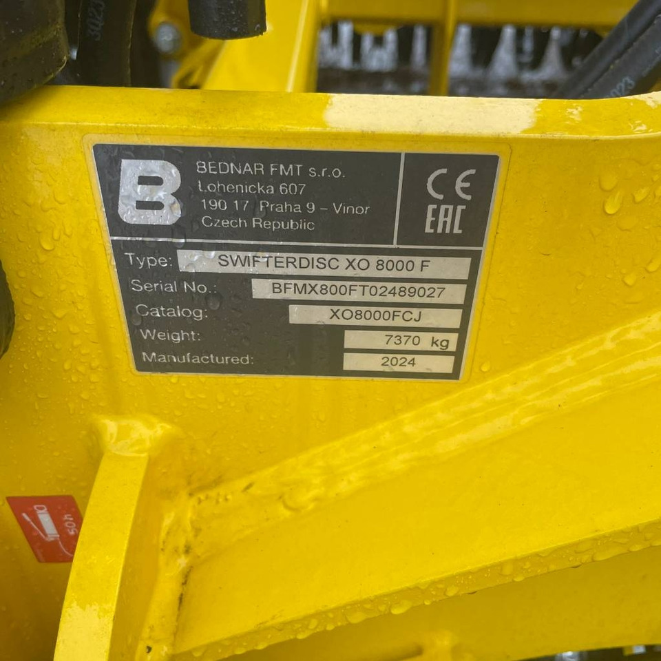 Bednar Swifterdisc XO 8000 F - Дискова брана: снимка 3 Bednar Swifterdisc XO 8000 F - Дискова брана: снимка 3