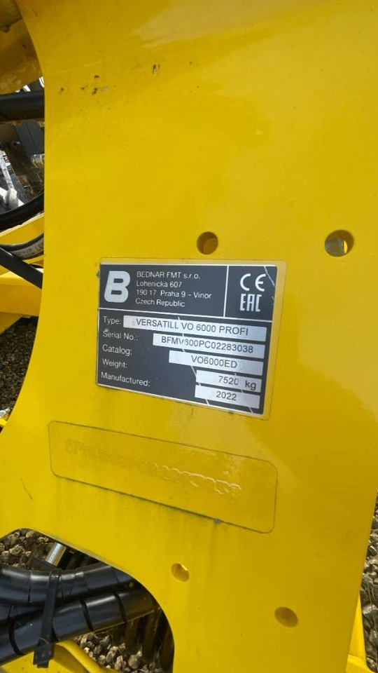 Нови Култиватор Bednar Versatill VO 6000 Pro: снимка 7