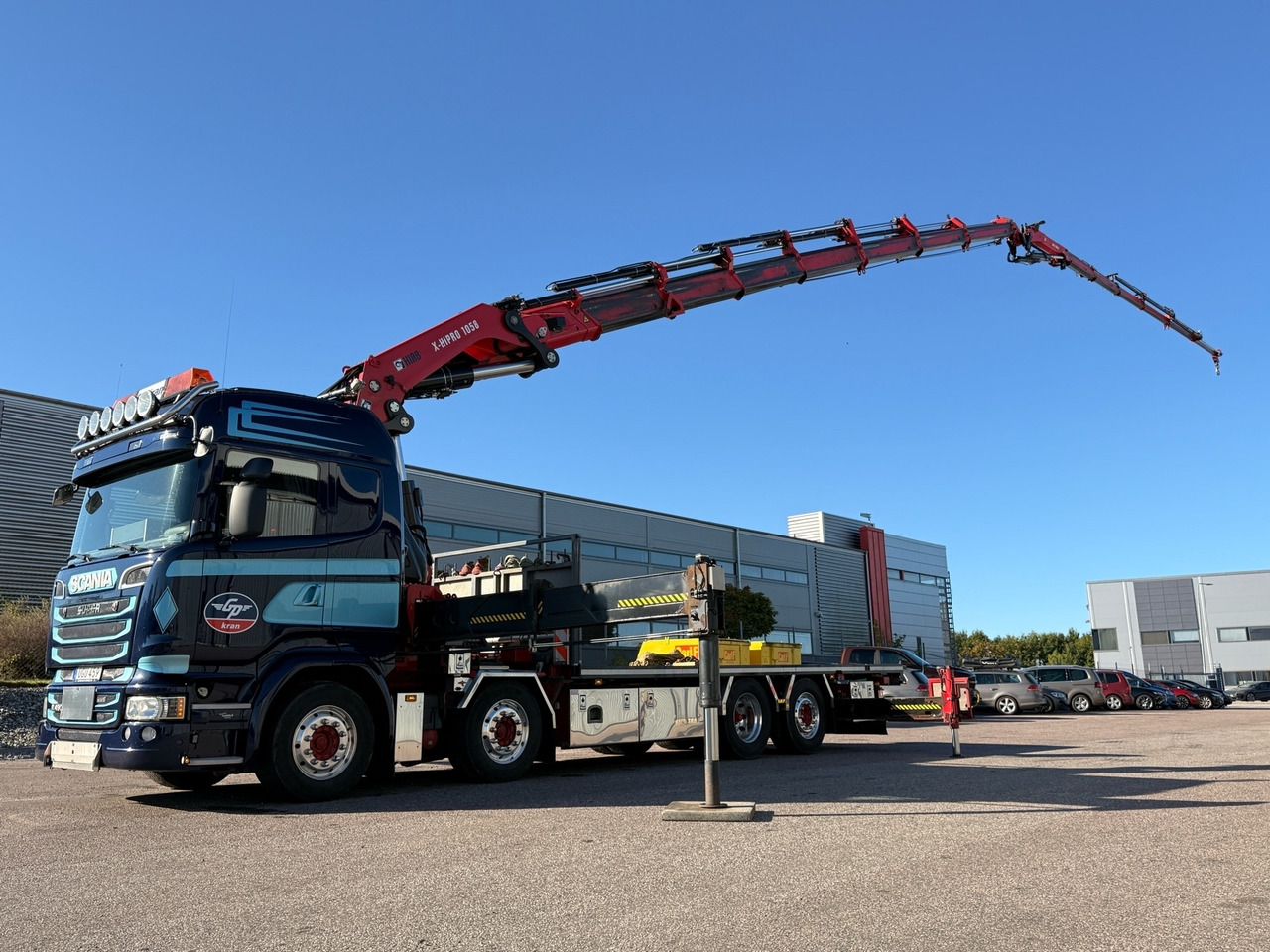 Bodbil Scania R490 8X2*6 -2015 | Hiab X-hipro 1058 E-7 | Jib 150x-6 - Бордови камион, Камион с кран: снимка 1 Bodbil Scania R490 8X2*6 -2015 | Hiab X-hipro 1058 E-7 | Jib 150x-6 - Бордови камион, Камион с кран: снимка 1