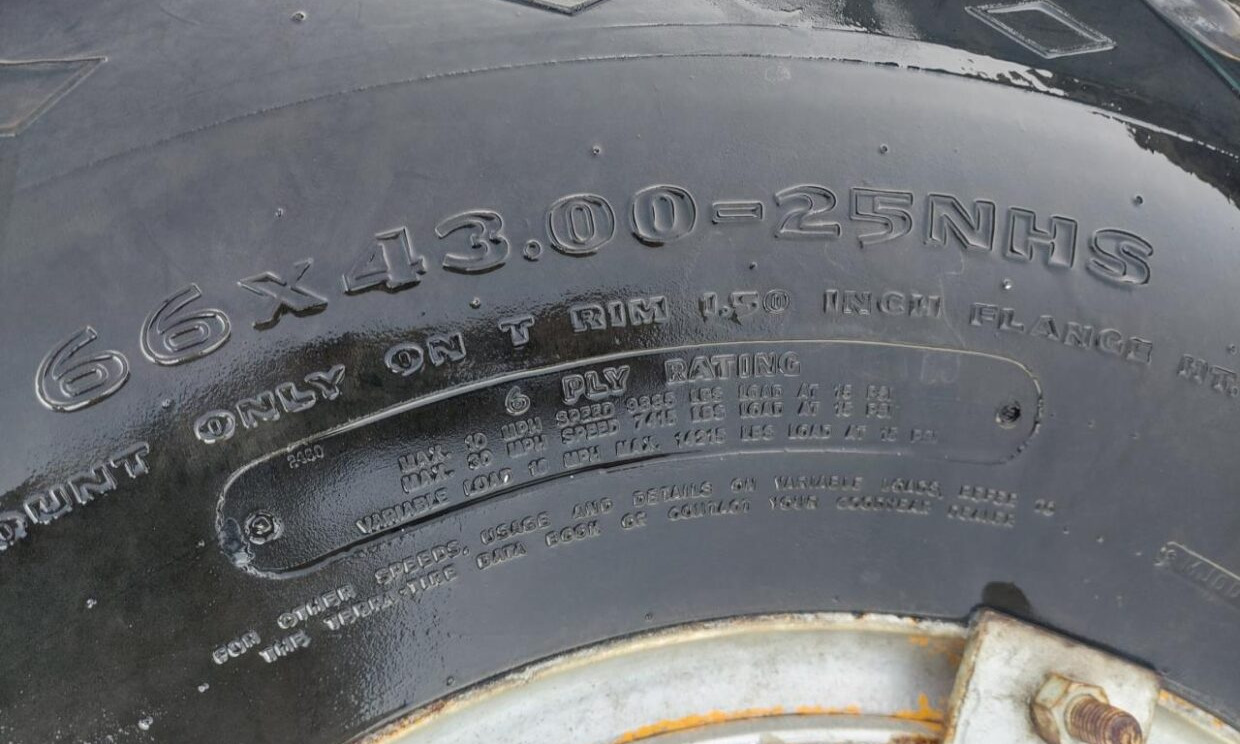 Good Year Terra-Tire 66X43.00 25NHS - Гума за Пръскачка: снимка 5 Good Year Terra-Tire 66X43.00 25NHS - Гума за Пръскачка: снимка 5