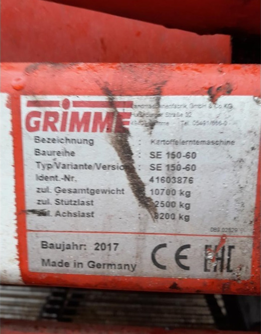 Лизинг на  Grimme SE 150-60 NB Grimme SE 150-60 NB: снимка 14
