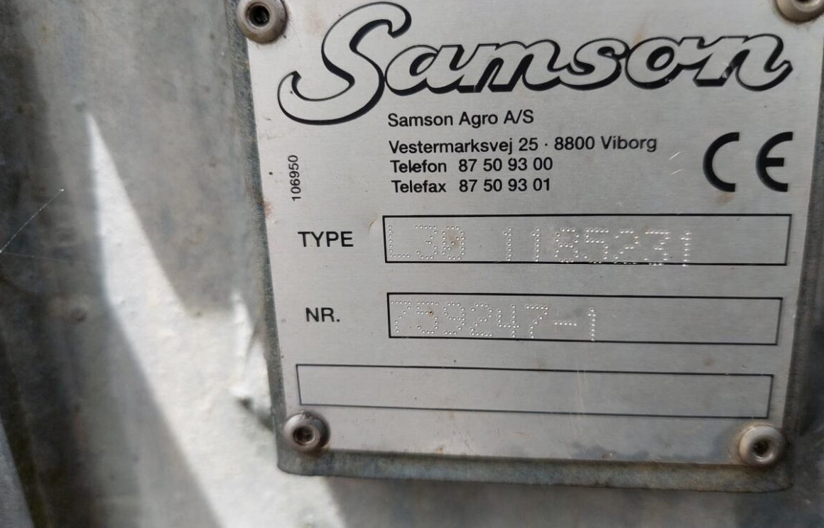 Инжектиране на течен тор Samson CM 7,5m med frø-udstyr: снимка 15