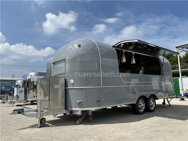 Burger Food Truck Grey Airstream Food Trailer=,Coffee Trailer - Търговска каравана: снимка 4 Burger Food Truck Grey Airstream Food Trailer=,Coffee Trailer - Търговска каравана: снимка 4