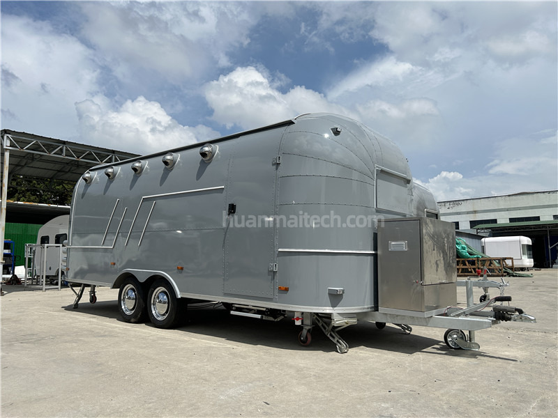 Burger Food Truck Grey Airstream Food Trailer=,Coffee Trailer - Търговска каравана: снимка 3 Burger Food Truck Grey Airstream Food Trailer=,Coffee Trailer - Търговска каравана: снимка 3