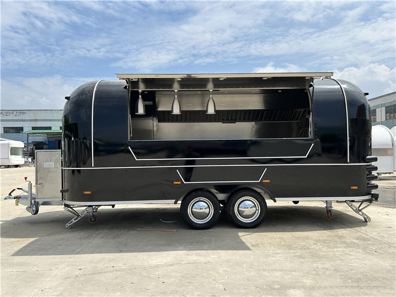 Burger Van Black Airstream Food Truck,Food Trailer,foodtruck - Търговска каравана: снимка 1 Burger Van Black Airstream Food Truck,Food Trailer,foodtruck - Търговска каравана: снимка 1
